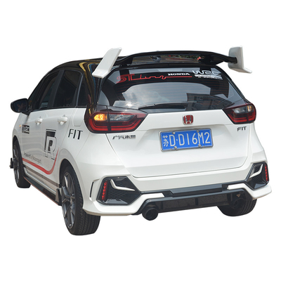 2014-2020 Honda Fit GK5 Body Kit Mobil Bumper Depan Bumper Belakang Rok Sisi